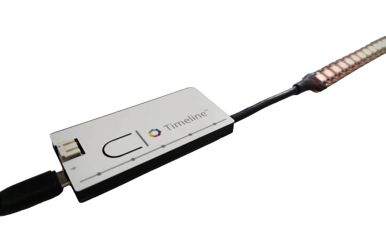 Timeline™ led strip digital hourglass - standalone